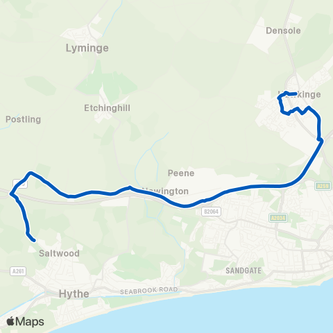 Crosskeys Coaches Cemetery - Brockhill Park School map