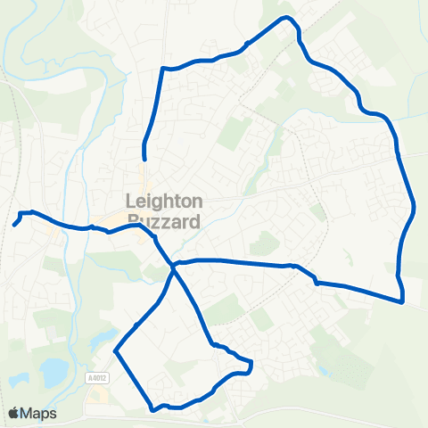 Centrebus Chapel Path - Railway Station map