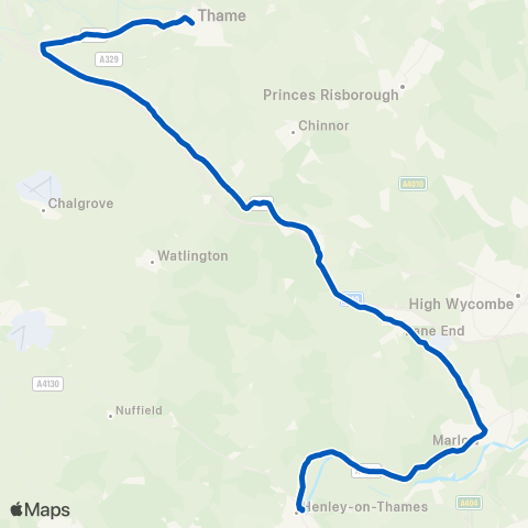 Carousel Buses Hart Street - Town Hall map