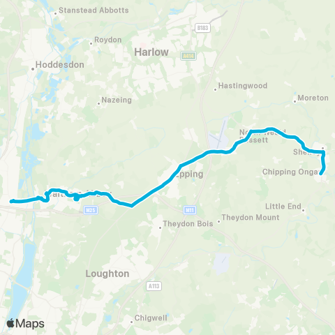 Central Connect Bus Station - The Talbot map