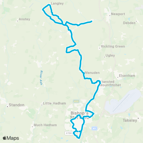Central Connect Coach and Horses - Interchange map