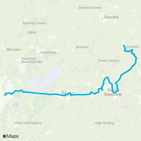 Central Connect Lindsell - Interchange map