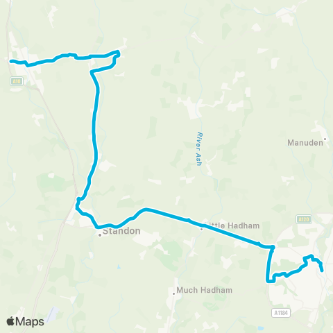 Central Connect Interchange - The Crown Inn map