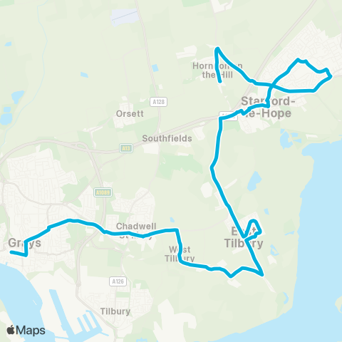 Central Connect Bus Station - South Hill Crescent map