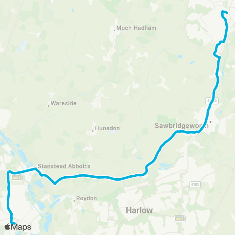 Central Connect Interchange - Sainsbury's map