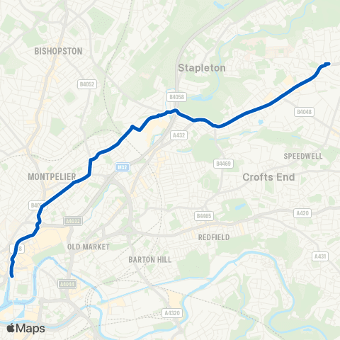Eurocoaches Straits Parade - The Centre map