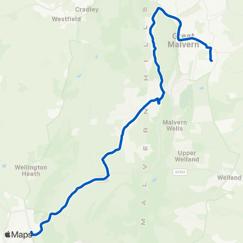 DRM Bus Market House - Chase High School map