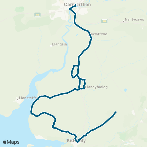 Morris Travel  map