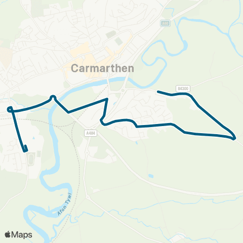 Morris Travel Southern Terrace - Queen Elizabeth HS map