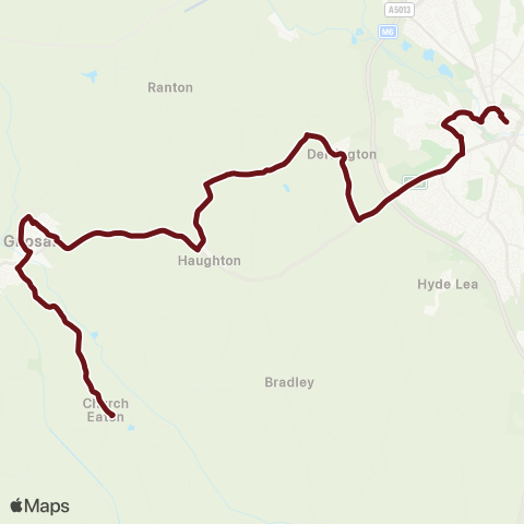 Select Bus Services  map