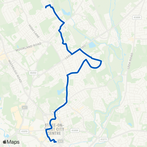 Stanton's of Stoke Bus Station - Main Entrance map