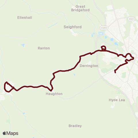 Select Bus Services Gaol Square - Mill Bank map