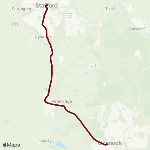 Select Bus Services Gaol Square - Bus Station map