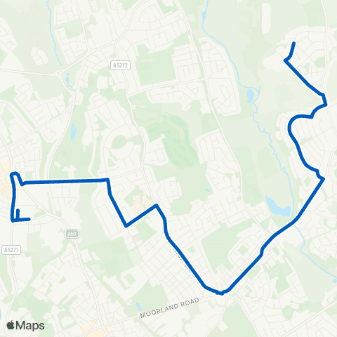 Stanton's of Stoke Wilding Road Shops - Asda Superstore map