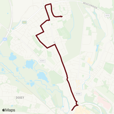 Select Bus Services  map