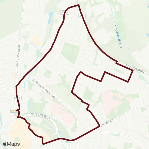 Select Bus Services  map