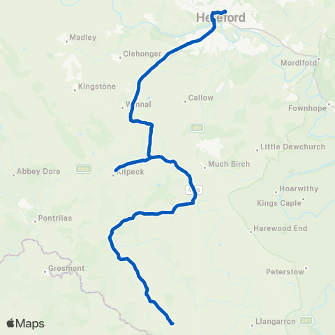 Yeomans Travel Garage - Country Bus Station map