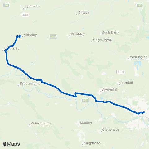 Yeomans Travel West View - Country Bus Station map