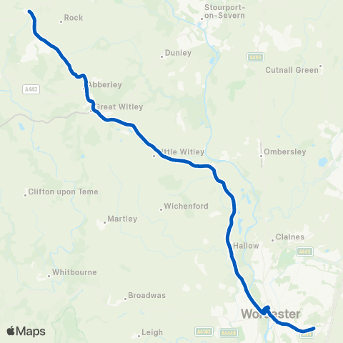 Yarranton Brothers Sixth Form College - Post Office map