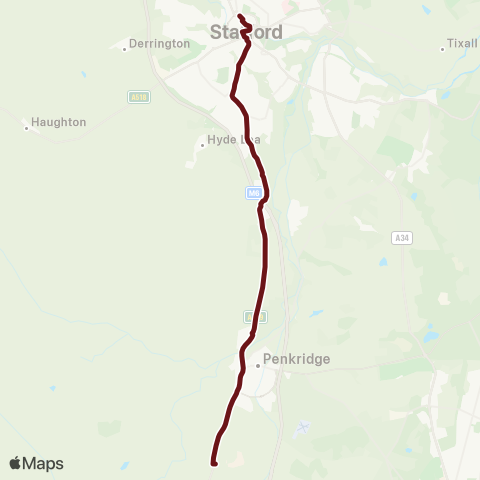 Select Bus Services  map