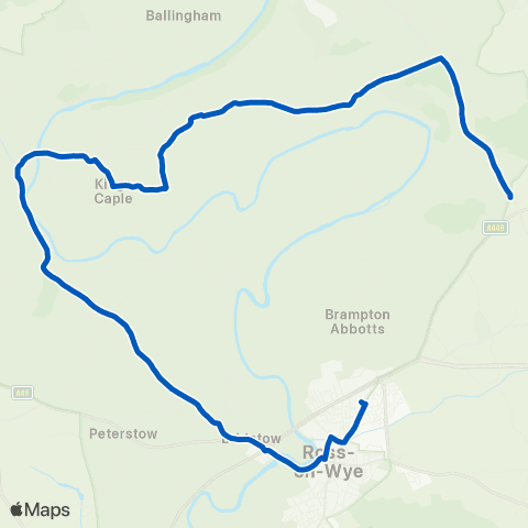 Nick Maddy Coaches John Kyrle High School - War Memorial map