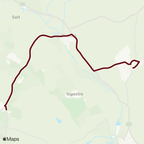 Select Bus Services  map