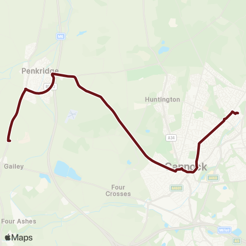 Select Bus Services  map