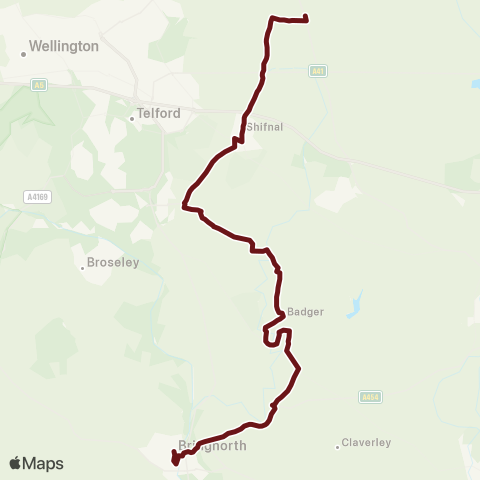 Select Bus Services  map