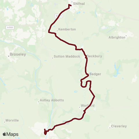 Select Bus Services  map