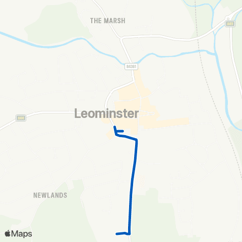 Yeomans Travel Bus Station - Bus Station map