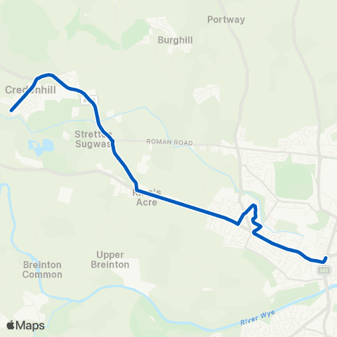 Sargeants Brothers Waterside - City Bus Station map