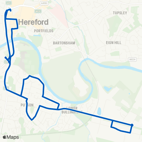 Sargeants Brothers City Bus Station - City Bus Station map