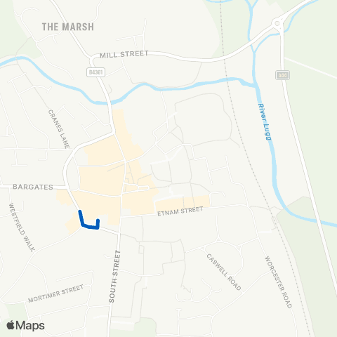 Yeomans Travel Bus Station - Bus Station map