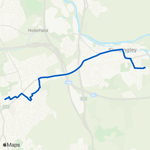Stevenson's Travel Stuart Rd A - Broomhill Av Broomhill Pl map