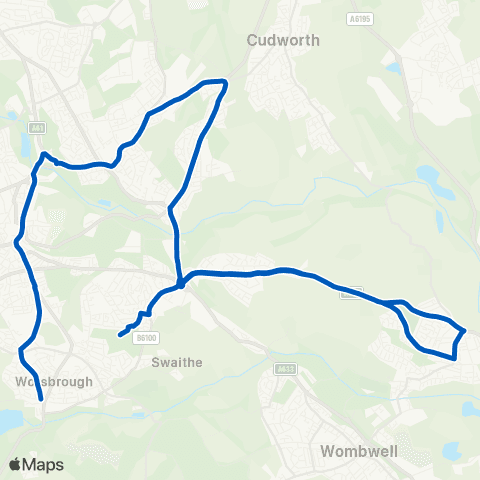 Peter Hodgson Travel Vernon Rd / Haverlands Ln - Access Rd / Barnsley Academy map