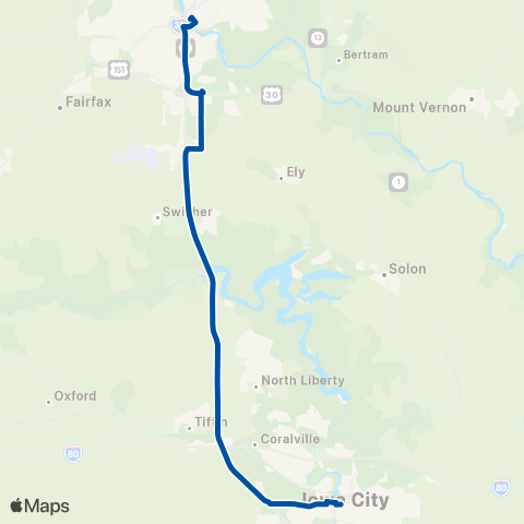 380 Express 380 Express map