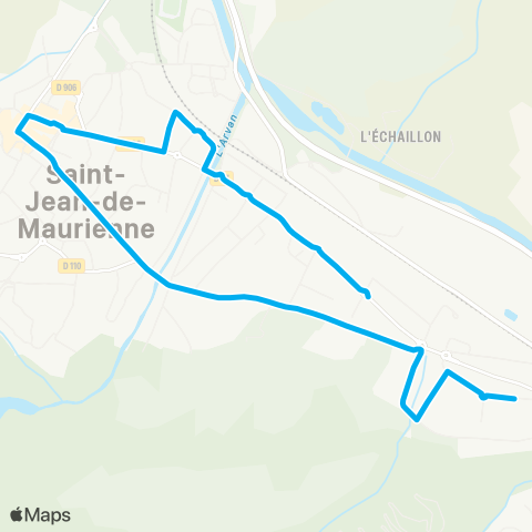 3CMA Bus Transversale map