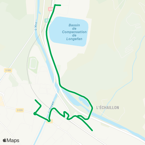 3CMA Bus Sainte Claire Deville map