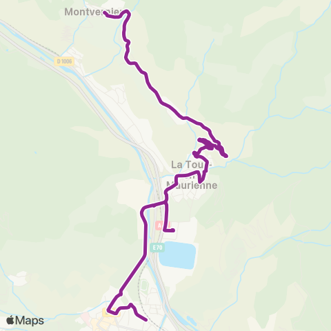 3CMA Bus L'Adret map