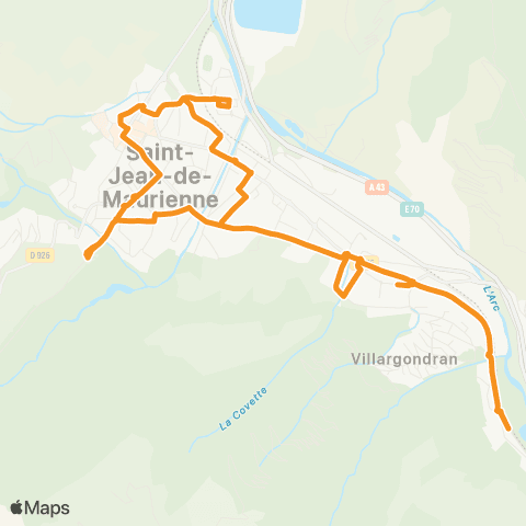 3CMA Bus Loisirs map