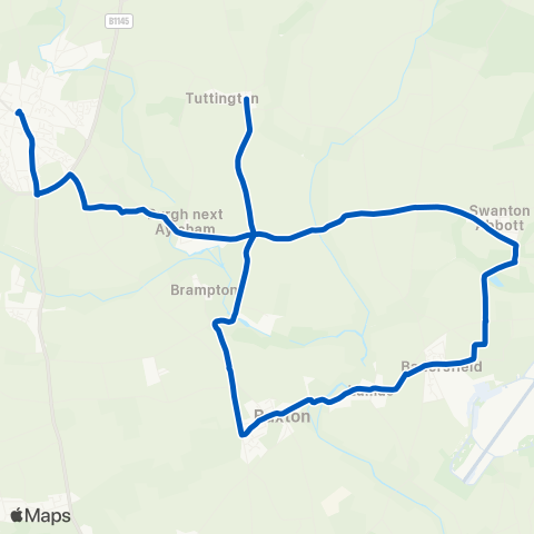 Sunbeam Luxury Coaches  map