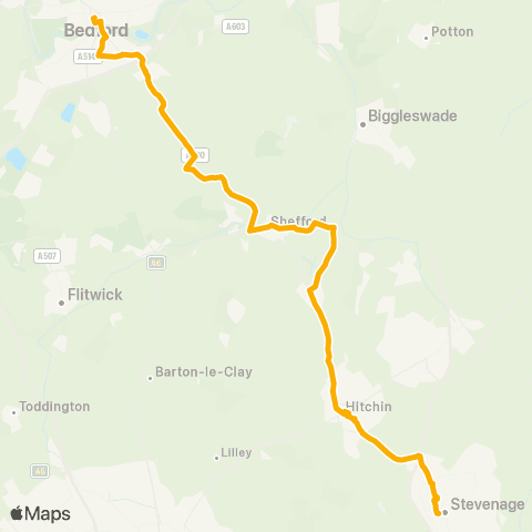 Stagecoach East North Drive - Bus Station map