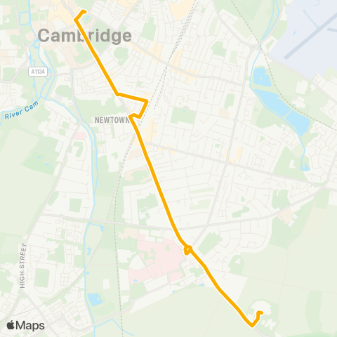 Stagecoach East  map