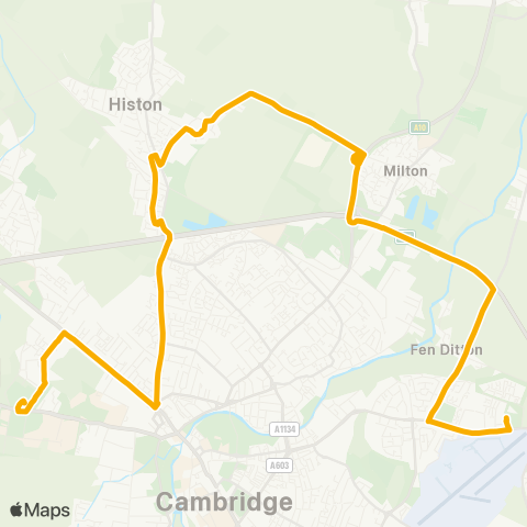 Stagecoach East  map