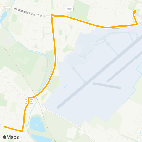 Stagecoach East  map