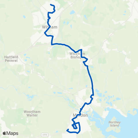 Stephensons of Essex Redwood Close - Morrisons Wycke Hill map