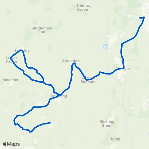 Stephensons of Essex Bonneting Lane - High School map