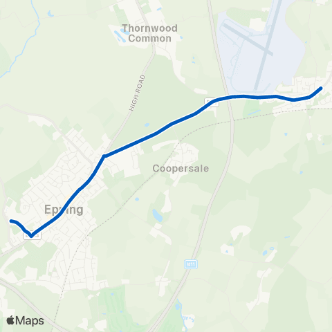 Stephensons of Essex The Kings Head - School map