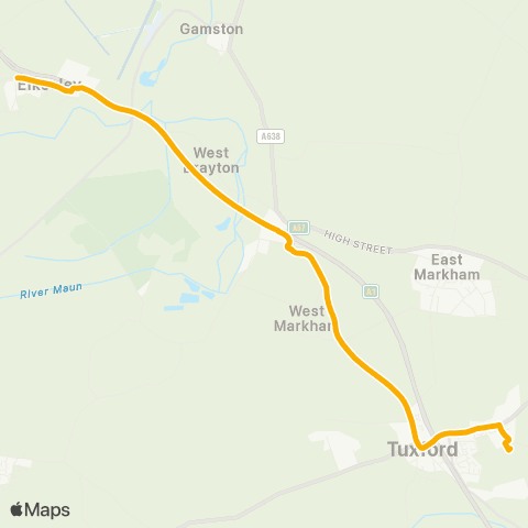 Stagecoach East Midlands Low Street - School Bus Park map