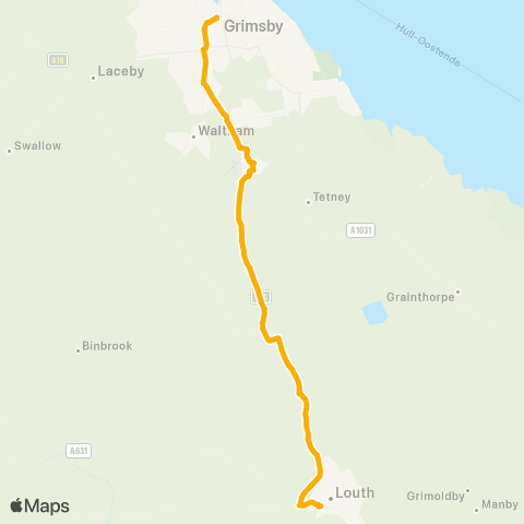 Stagecoach East Midlands Riverhead Exchange - King Edward School map